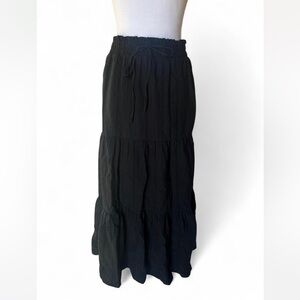 Cider Black Cotton skirt